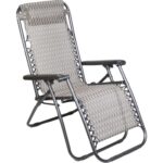 Leżak Ogrodowy Relax BS69 Khaki z Regulacją Pozycji i Zagłówkiem - obrazek 3