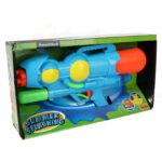 PISTOLET NA WODĘ ŚMIGUS-DYNGUS 37 cm NIEBIESKI Z REWERSYJNYM POJEMNIKIEM I SYSTEMEM CIŚNIENIA - obrazek 2