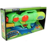 Innowacyjny Pistolet na Wodę ze Zmienionym Mocowaniem Pojemnika 37 cm - Zielony - obrazek 2