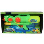 Innowacyjny Pistolet na Wodę ze Zmienionym Mocowaniem Pojemnika 37 cm - Zielony