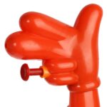 PISTOLET NA WODĘ PSIKAWKA 10 cm RĄCZKA POMARAŃCZOWA - obrazek 2