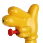 PISTOLET NA WODĘ  PSIKAWKA 10 cm RĄCZKA ŻÓŁTA - obrazek 2