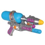 PISTOLET NA WODĘ 37 cm niebiesko srebrny - obrazek 2