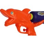 Pomarańczowy Pistolet Wodny Rekin 24cm z Odwróconym Pojemnikiem i Systemem Ciśnieniowym - obrazek 2