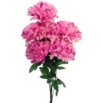 Sztuczny Bukiet Różowych Chryzantem 72 cm - Idealny na Wszystkich Świętych - obrazek 2