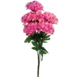 Sztuczny Bukiet Różowych Chryzantem 72 cm - Idealny na Wszystkich Świętych