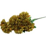 BUKIET 6 CHRYZANTEM BIAŁYCH 72 CM ZIELONYCH - obrazek 3