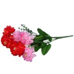 Bukiet Czerwono-Różowych Kaczeńców - Dekoracja Wnętrz i Nagrobna - 38 cm - obrazek 2