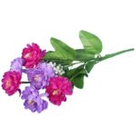 BUKIET 6 KACZEŃCY 38 CM FIOLETOWO RÓŻOWY - obrazek 2