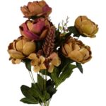 Bukiet piwonii i hortensji