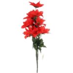 Bukiet 14 POINSECJI  44 cm KOLOR CZERWONY