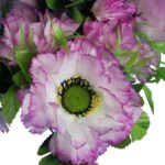 Sztuczny Bukiet Jasno fioletowych Anemonów - 14 Sztuk, 54 cm - obrazek 2