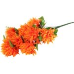 Bukiet 10 chryzantem w kolorze pomarańczowym - obrazek 2