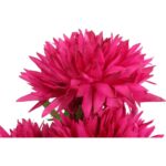 Bukiet 6 dużych chryzantem w kolorze ciemno-różowym 60 cm - obrazek 2