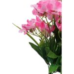 Bukiet 6 hortensji z dodatkami w kolorze różowym - obrazek 3