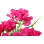 Bukiet 6 hortensji z dodatkami w kolorze ciemnego różu - obrazek 2