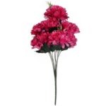 BUKIET 12 CHRYZANTEM 52 CM KOLOR FIOLETOWY