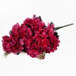 BUKIET 12 CHRYZANTEM 52 CM KOLOR FIOLETOWY - obrazek 3