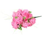 Bukiet 14 chryzantem w kolorze różowym z długimi dodatkami 54 cm - obrazek 3