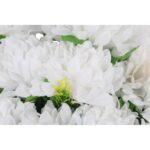 BUKIET 18 BIAŁYCH CHRYZANTEM - 60 CM - obrazek 2