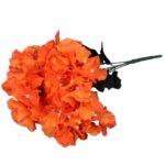Pomarańczowe Hortensje - Bukiet 5 Sztuk o Wysokości 45 cm - obrazek 2
