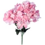 Bukiet Różowych Hortensji - 5 Sztuk, Wysokość 45 cm