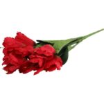 Bukiet 7 TULIPANÓW PAPUZICH 54 cm CZERWONY - obrazek 3