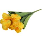 Bukiet 7 TULIPANÓW PAPUZICH 54 cm ŻÓŁTY - obrazek 3
