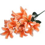 BUKIET 10 LILII KOLOR POMARAŃCZOWY - obrazek 3