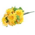 BUKIE'T ŻÓTYCH MARGARETEK Z DEKORACYJNYMI MOTYLKAMI - KWIECISTA DEKORACJA, 40 CM - obrazek 3