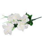 BUKIET MIX RÓŻE GOŹDŹIKI 52 CM KOLOR  BIAŁY - obrazek 3