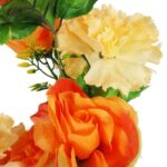 BUKIET MIX RÓŻE GOŹDŹIKI 52 CM KOLOR POMARAŃCZOWY - obrazek 2