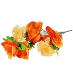 BUKIET MIX RÓŻE GOŹDŹIKI 52 CM KOLOR POMARAŃCZOWY - obrazek 3