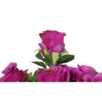 Bukiet 9 róż w kolorze fioletowym - obrazek 3