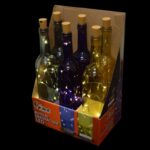 Dekoracyjna Butelka LED w Kolorze Zielonym, Zasilana Baterią - obrazek 3