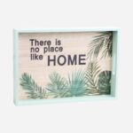 Zestaw Dwóch Stylowych Tac z Nowoczesnym Wzorem w Kolorze Turkusu - obrazek 2