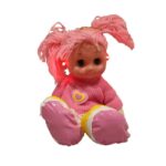 Świecąca Lalka-Przytulanka śpiewająca w Różowym Ubranku z Lateksowymi Butami - obrazek 2