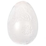 Zestaw Kreatywny Wesołe Pisanki - 8 białych jajek do malowania z farbami pastelowymi i pędzelkiem - obrazek 3