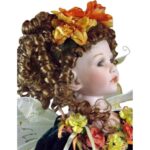 Ceramiczny Elf Ręcznie Malowany Wysokość 60 cm - Kolor Zielono-Rudy - obrazek 3