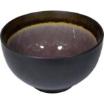 Miska Kolekcjonerska Vintage Harmony w Kolorach Fioletowo-Żółtym i Brązie