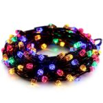 LAMPKI CHOINKOWE 200 LED KRYSZTAŁKI Z PROGRAMATOREM MULTIKOLOR FLASH 15 M - obrazek 2