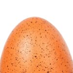 JAJKO CERAMICZNE NAKRAPIANE POMARAŃCZOWE 24 CM - obrazek 2