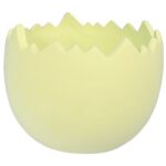 Skorupka ceramiczna pojemnik na rzeżuchę zielona 11 cm