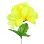 Chryzantema pojedynka z listkiem cytrynowa 35 cm - obrazek 2