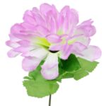 Sztuczna Chryzantema w Jasnym Fiolecie 35 cm - Dekoracja na Wszystkich Świętych - obrazek 2