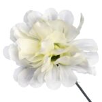 Chryzantema Sztuczna Pojedyncza Biała 35 cm do Dekoracji Miejsca Pamięci - obrazek 2