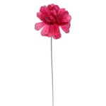 Sztuczna Chryzantema Bordowa 35 cm bez listka do Dekoracji Miejsca Pamięci