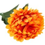 Pomarańczowa Chryzantema - Pojedynczy Kwiat 70cm - obrazek 2