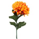 Pomarańczowa Chryzantema - Pojedynczy Kwiat 70cm - obrazek 3