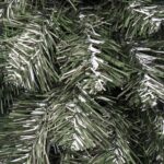 Domowa Choinka Bożonarodzeniowa Zielono-Biała na Naturalnym Pniu 70 cm - obrazek 3